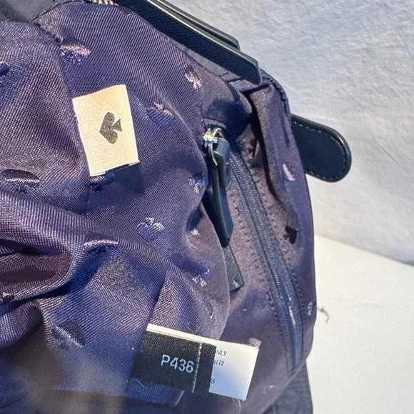 kate spade Navy Quilted Tote - Picture 9 of 14